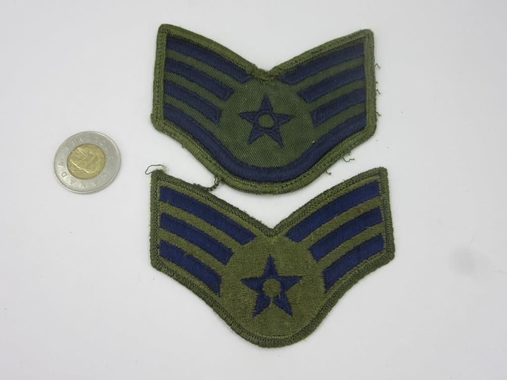 2 badges US Air Force
