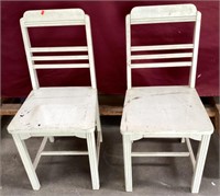 Pair Of Vintage Sellers Number 81 Chairs