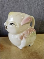 Vintage Mccoy Pottery Pig Creamer Anthropomorphic