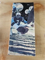 Vintage 1977 Baltimore Colts Yearbook