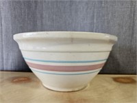 Vintage McCoy Pottery Mixing Bowl 10"