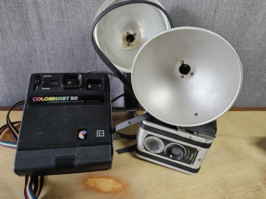 Vintage Camera Lot Kodak Kolorburst etc