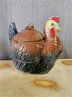 Fapco Vintage Cookie Jar Hen & Chick
