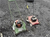 2 push mowers