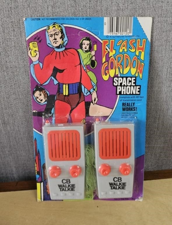 Vintage Flash Gordon Space Phone in Package