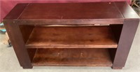 Unique Mahogany Bookcase with Side Shelves