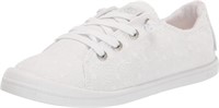 Roxy womens Rory Slip on Sneaker, Alloy/White, 10