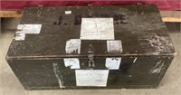 Vintage Military Trunk with Labels