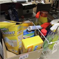 2 BOXES OF CLEANING SUPPLIES