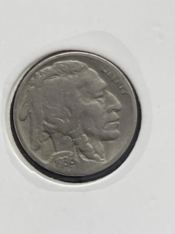 1936 coin buffalo nickel