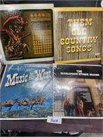 Country & Western record album lot good condition