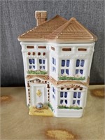 Vintage Avon Cookie Jar Townhouse