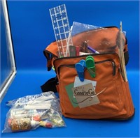 Big Orange Bag Of Arts & Crafts Supplies