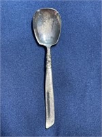 South Seas silver plate serving spoon