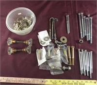 Assortment Of Bolts And Door Knobs