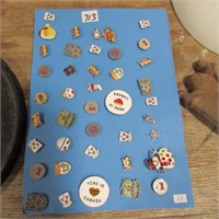 QTY OF COLLECTOR PINS