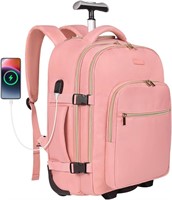 $90 17Inch Women's Rolling Backpack Under Seat