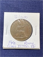 1940 uk Great Britain penny coin