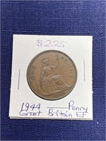 1944 uk Great Britain penny coin