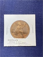 1970 uk Great Britain penny coin