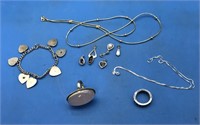 Small Lot Of Sterling Jewelry