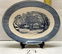 Vintage Royal China, Currier and Ives, "Old