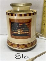 God bless our home ceramic candle warmer