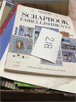Scrapbook lot; paper & book
