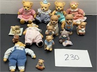 Vintage teddy bear decor lot