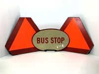 Oval Bus Stop Sign Enameled Double Sided