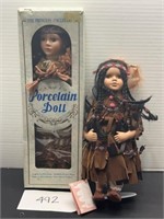 (2) collectible vintage porcelain dolls