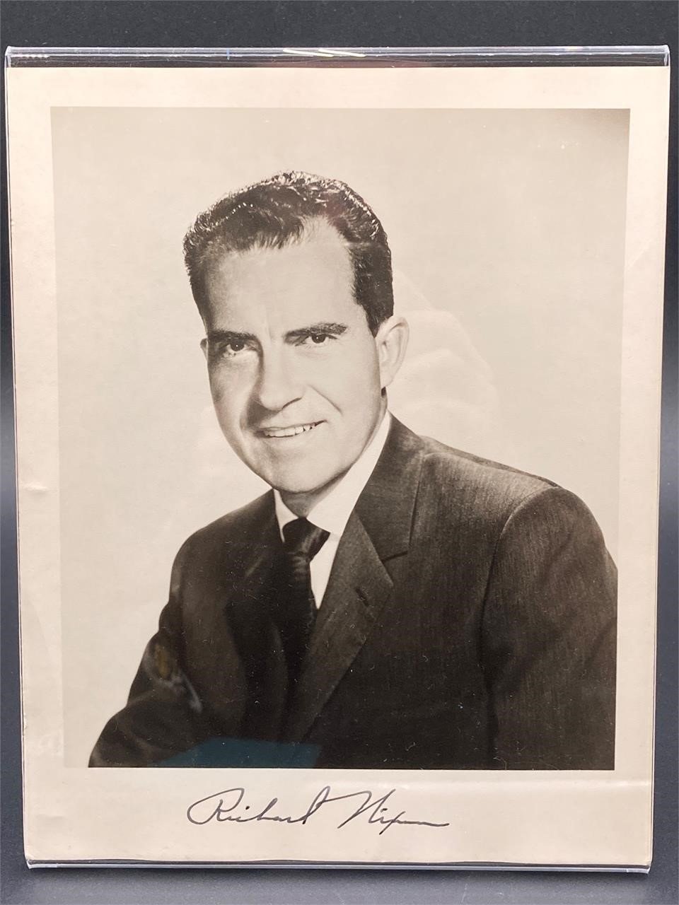 Signed Richard Nixon Photograph