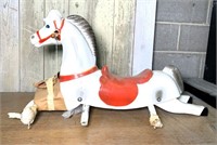 Happi Time Plastic & Wood Rocking Horse