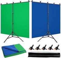 T-Shape Portable Background with Blue Green