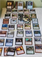 mtg magic the gathering trading cards appx 100