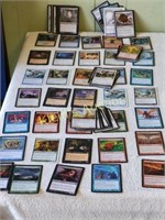 mtg magic the gathering trading cards appx 100