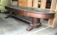 Oval Library Table