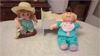 LITTLE WOOD CRADLE      CABBAGE  PATCH DOLL
