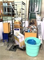 Rolling bakery Cart, Paint Sprayers