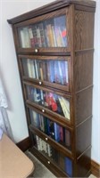 OAK BOOK CASE NO BOOKS INCLUDED