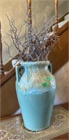 Large pot with twigs USA