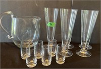 Bar lot - glasses and pitcher