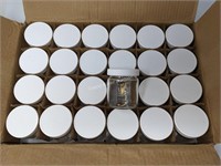 24 Glass Jars with Lids