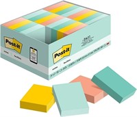 Post-it Notes, 1 3/8 in x 1 7/8 in, 24 Pads, Ameri