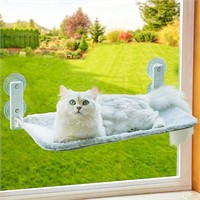 MEWOOFUN  Cat Window Perch, Foldable Cat Hammock f