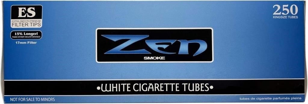 Pack of 5-Zen Cigarette Tubes | Light | King Size