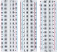 ELEGOO 3pcs Breadboard 830 Point Solderless Protot