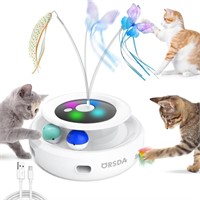 ORSDA 3-in-1 Cat Toys Rechargeable, Interactive Ca