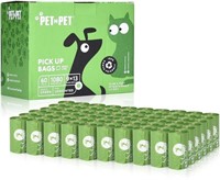 1080ct/60 Rolls,38% Biobased Dog Poopbags Plastic