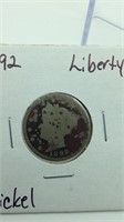 1892 Liberty Nickel
